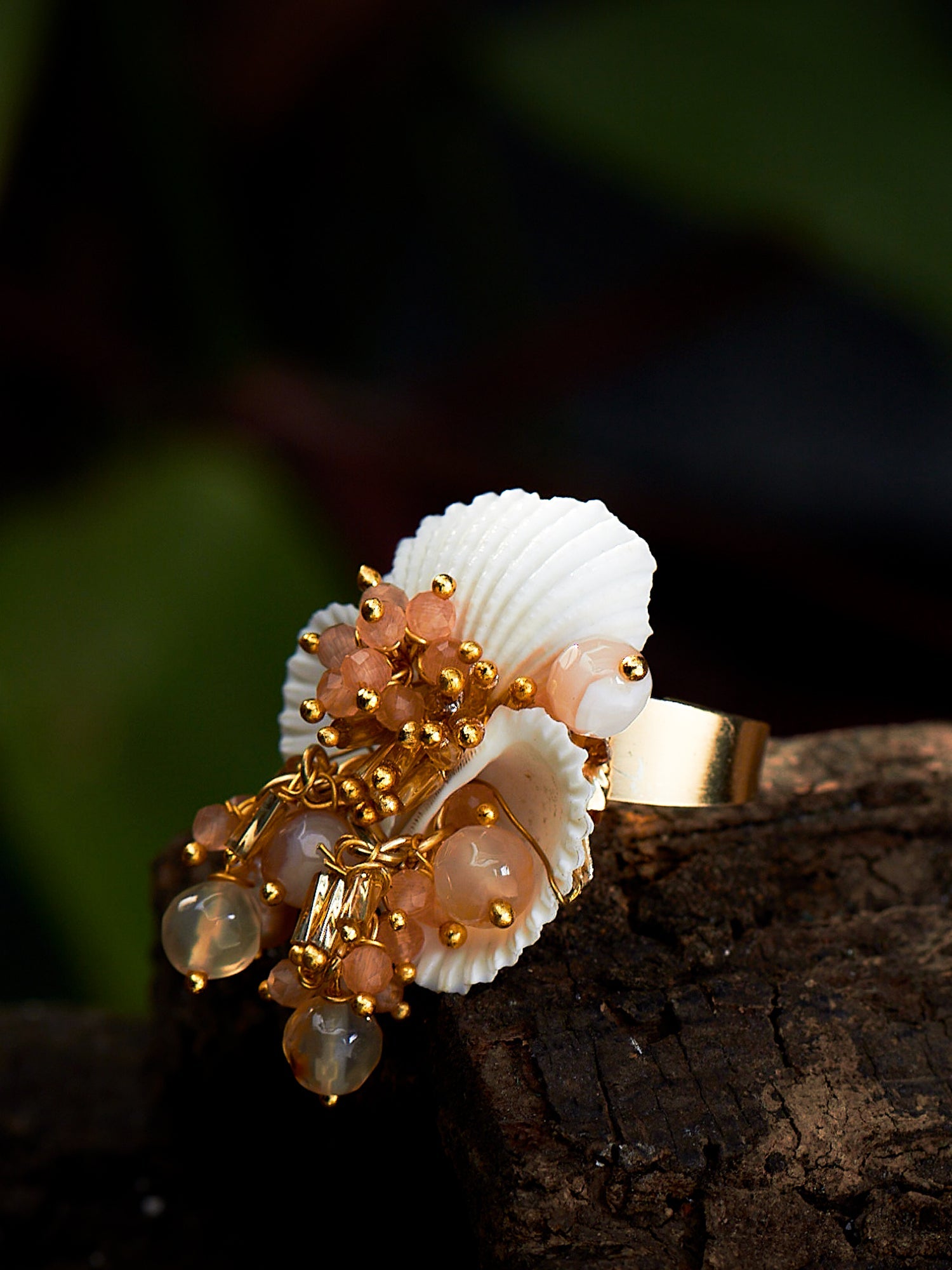 MIMOSA SHELL RING - House of D’oro