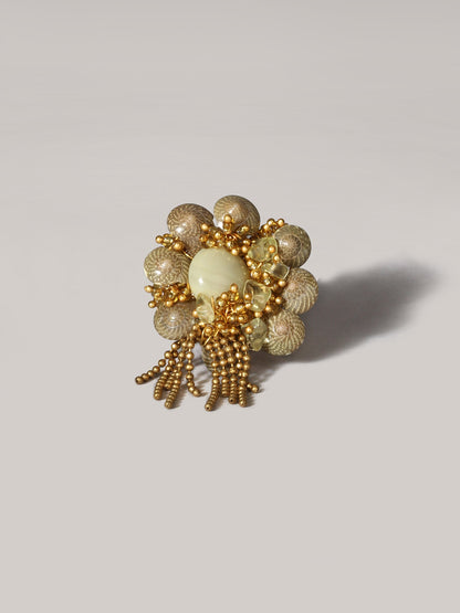 CROTON tassel RING - House of Doro