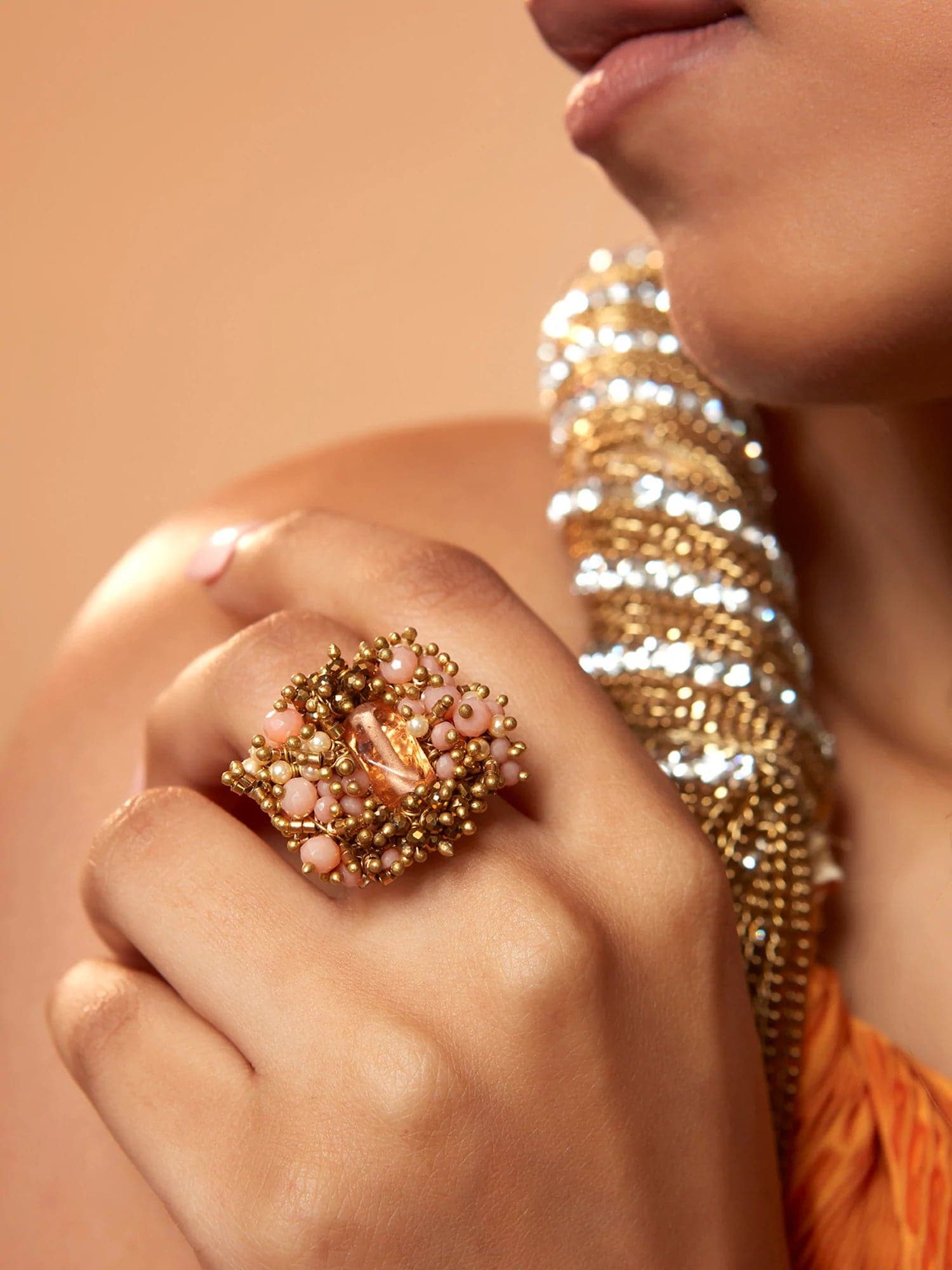 ALBERINA PINK RING - House of D’oro