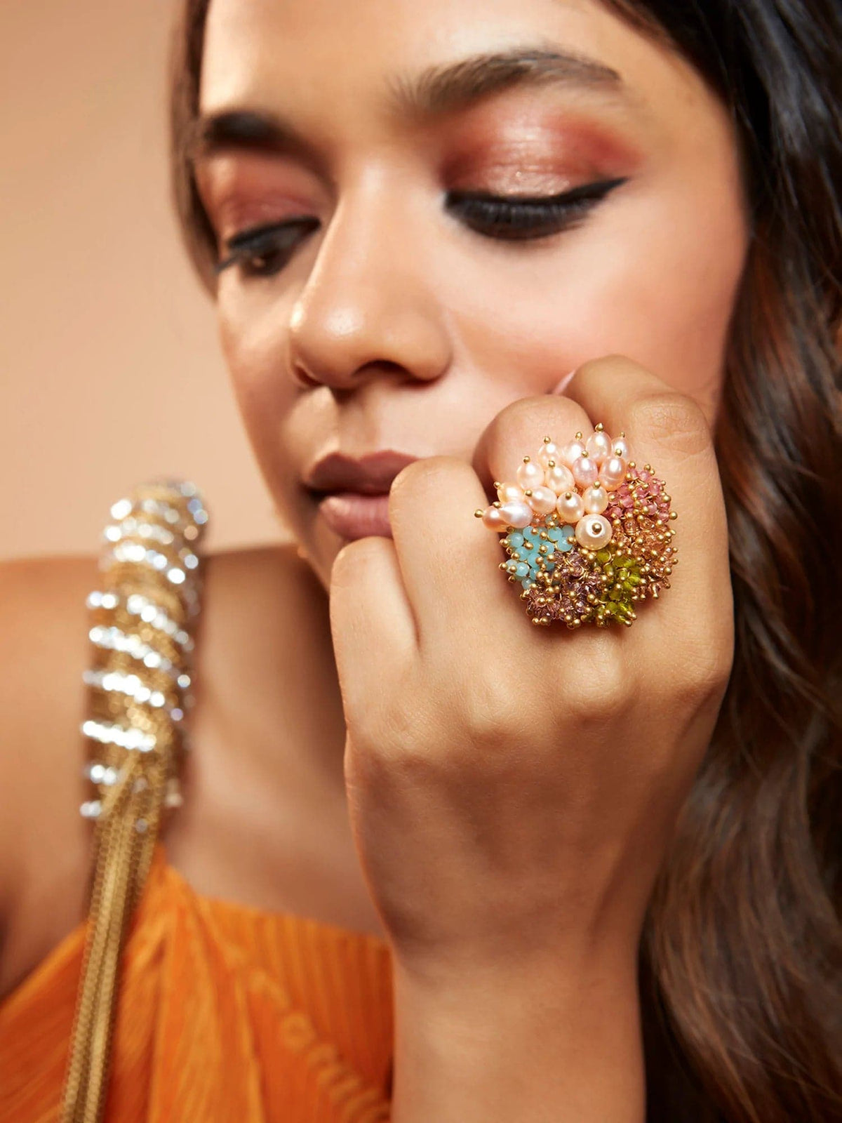 ANASYA PEARL RING - House of Doro