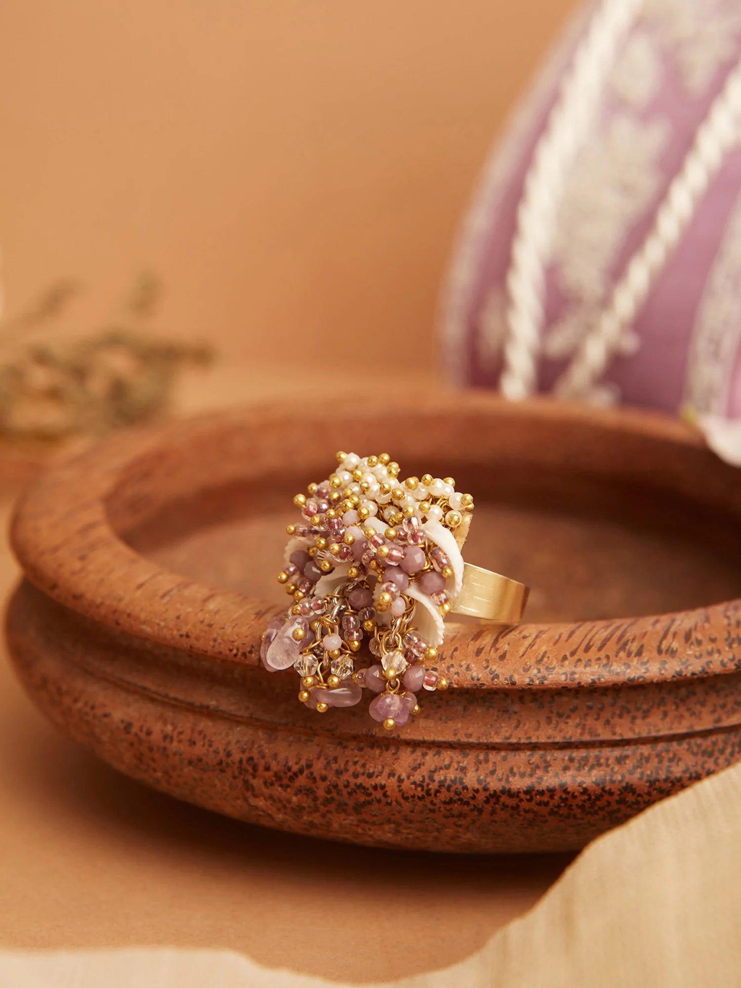 SKYLAR PURPLE RING - House of Doro