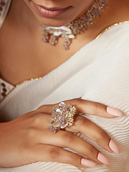 SKYLAR PURPLE RING - House of Doro