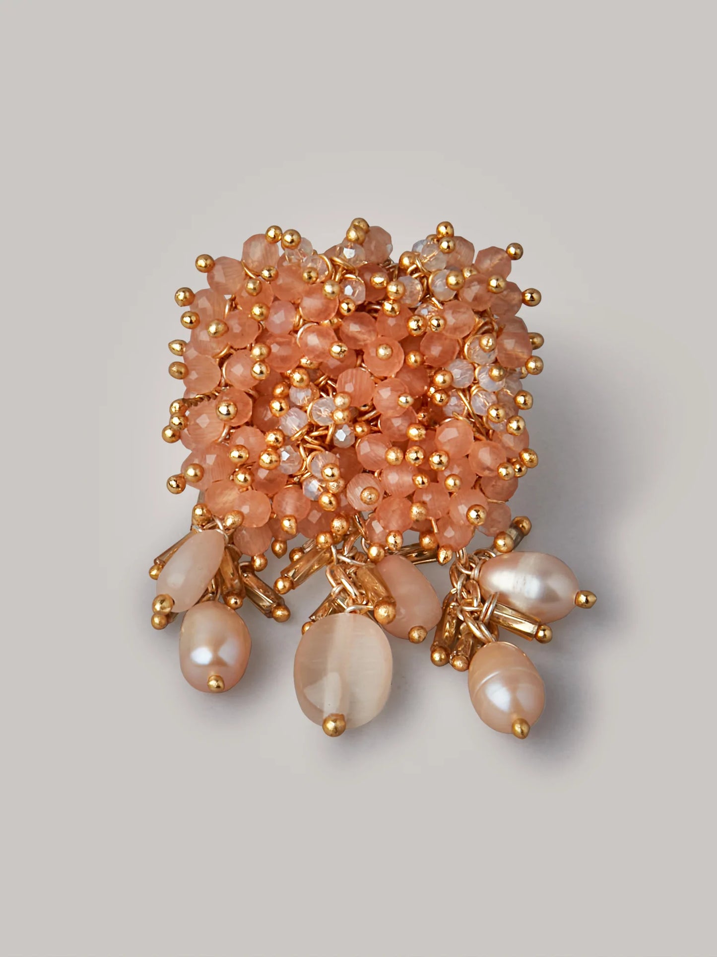 BAERINA PEACH RING - House of Doro