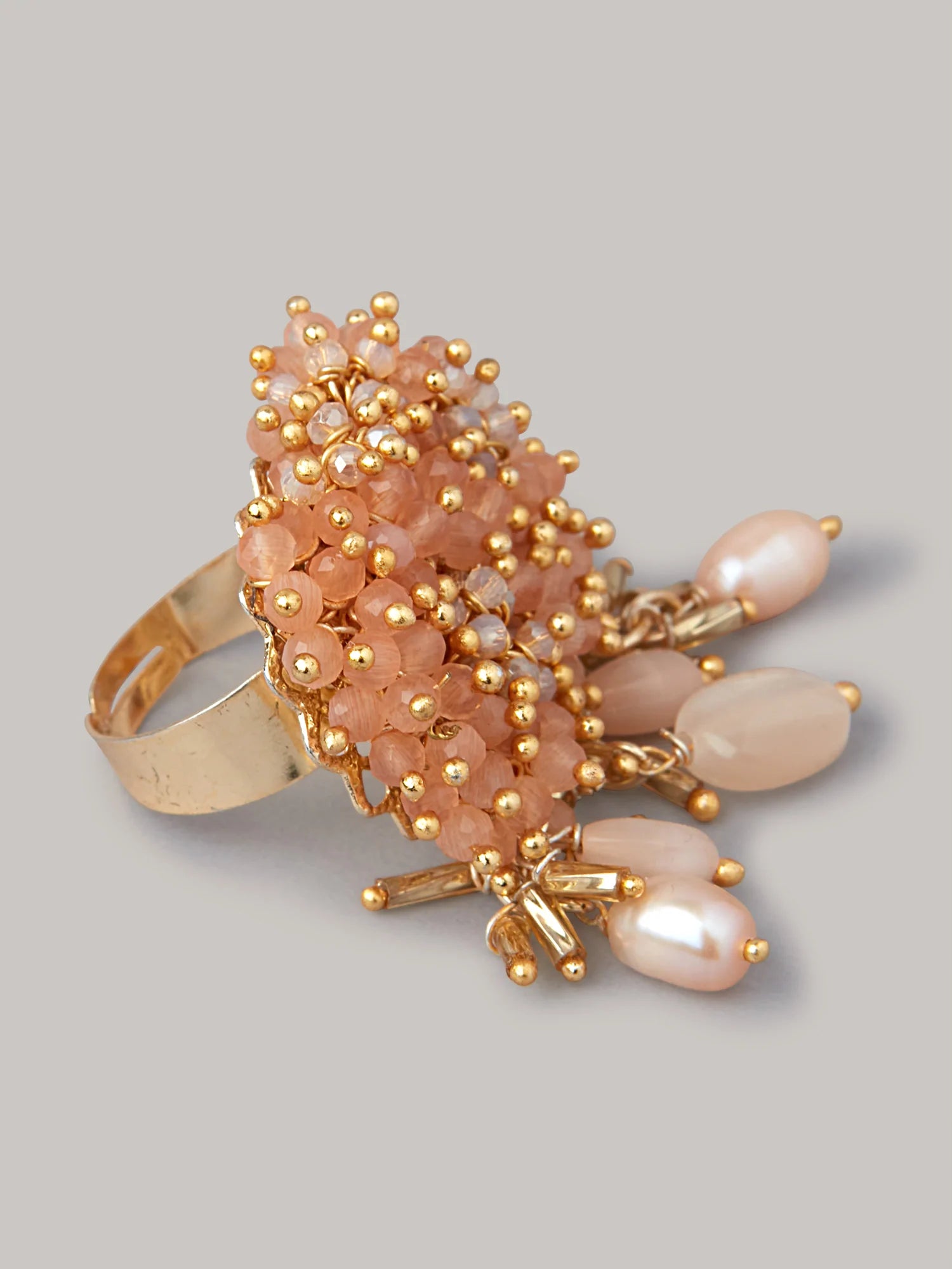 BAERINA PEACH RING - House of Doro