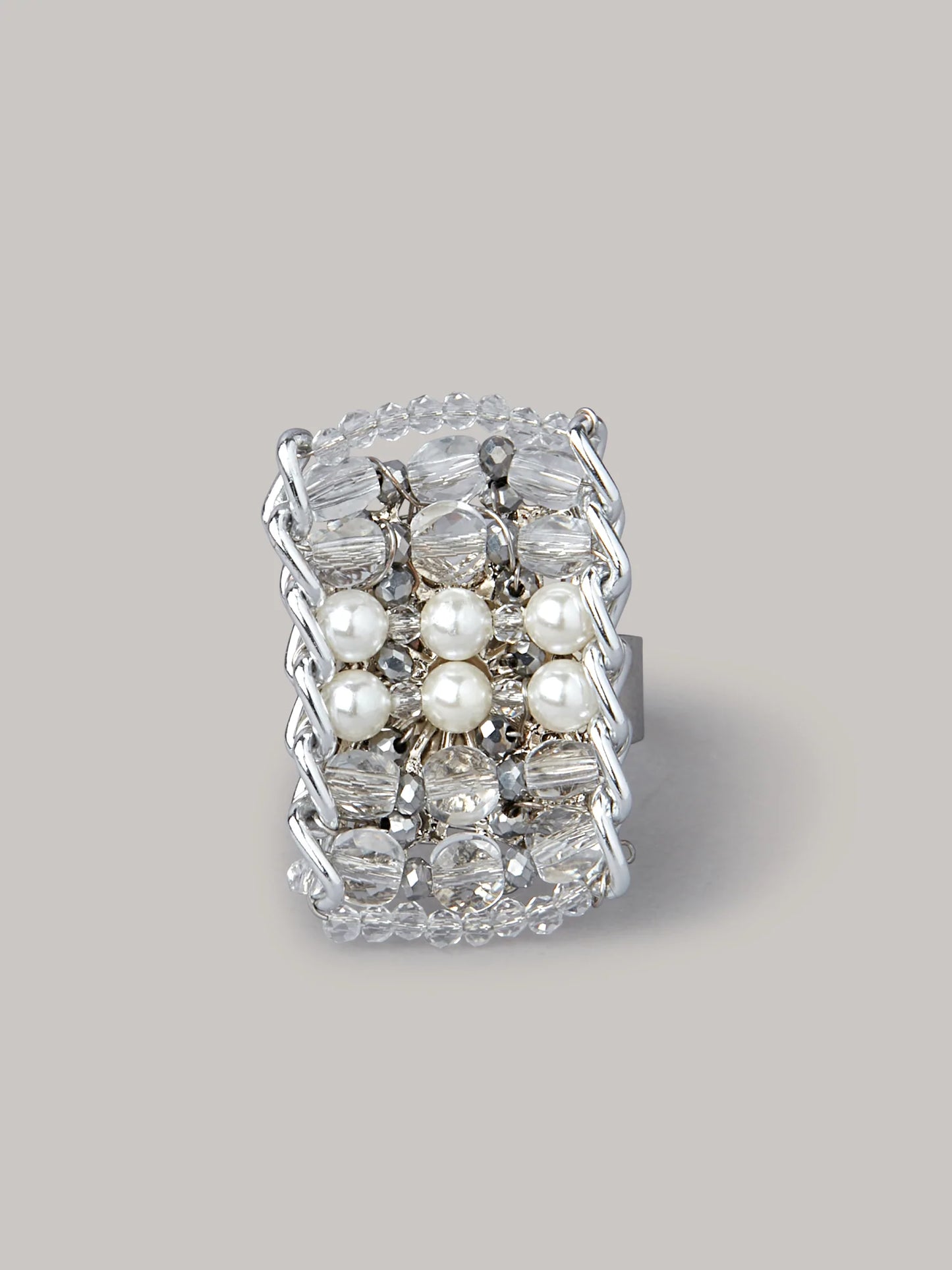 METALERA CRYSTAL RING - House of Doro