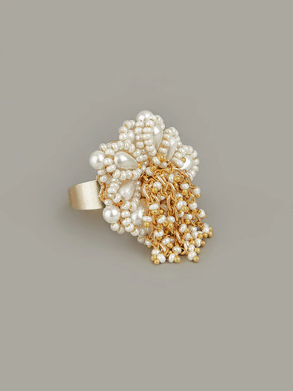 NIAMH WHITE RING - House of Doro