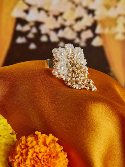 NIAMH WHITE RING - House of Doro