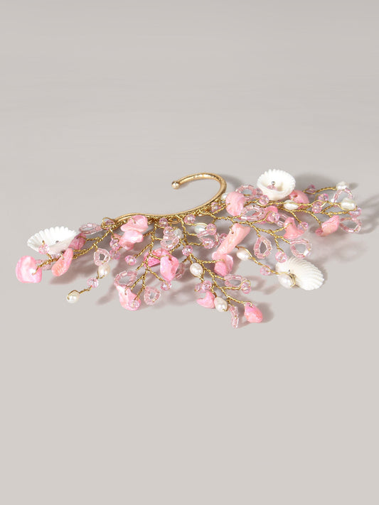 Ferns Pink Ear cuff Online at the Best Prices in India