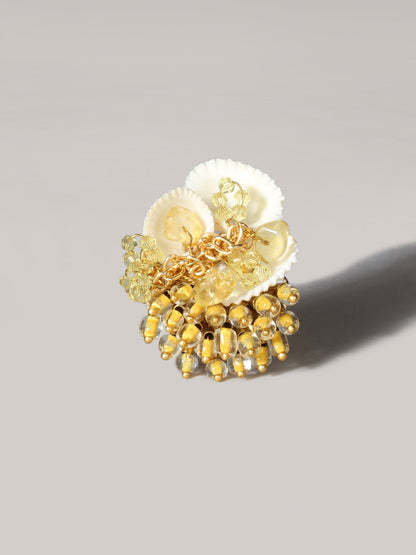 CHAMPANYA BEIGE RING - House of Doro