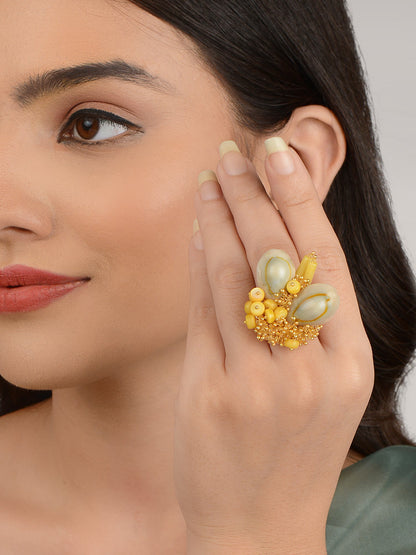 KAHILI SHELL RING - House of Doro