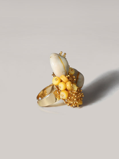 KAHILI SHELL RING - House of Doro