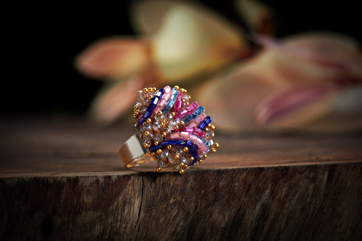 MIMOSA COLOURED RING - House of D’oro