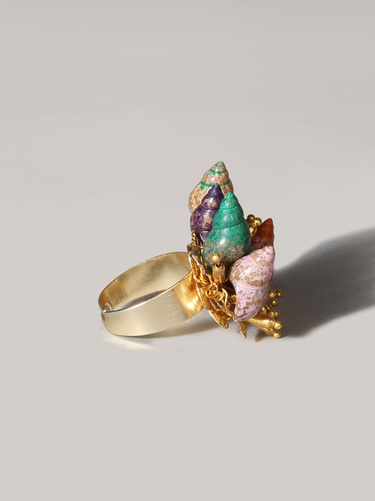 LANTANA COLORED RING - House of Doro