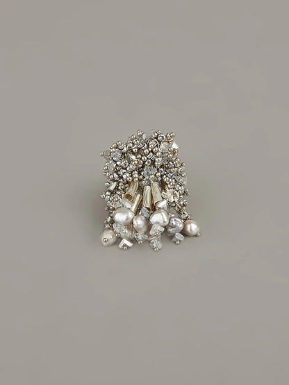 NYMAH SILVER FINGER RING - House of Doro