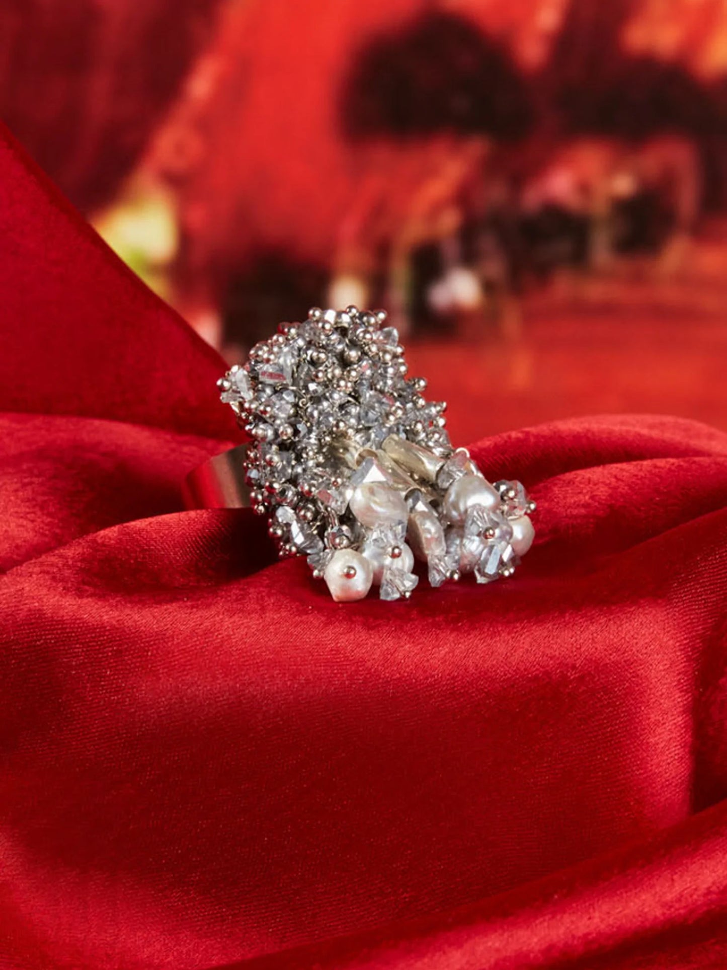 NYMAH SILVER FINGER RING - House of Doro