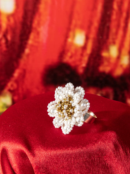 CELESTE WHITE RING - House of Doro