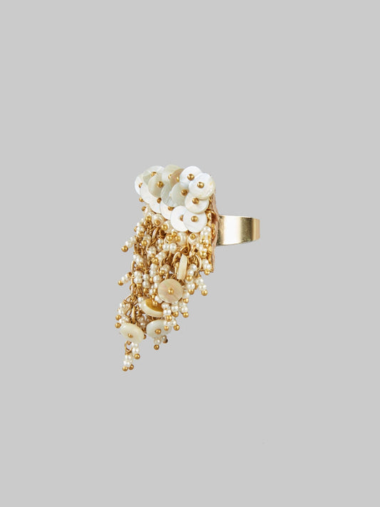 SYLMARA WHITE RING - House of Doro