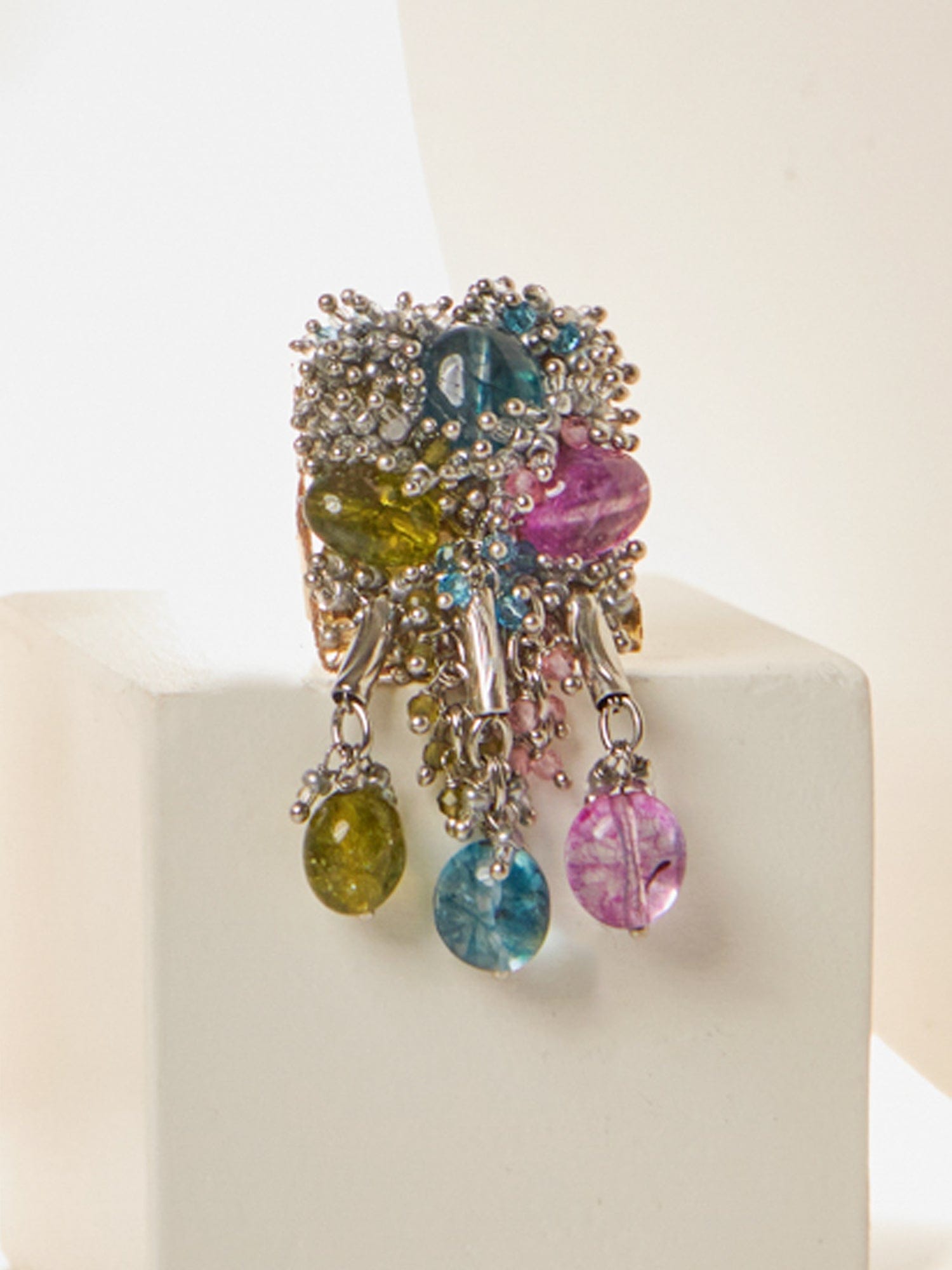 AZUMINA COLOURED RING - House of Doro