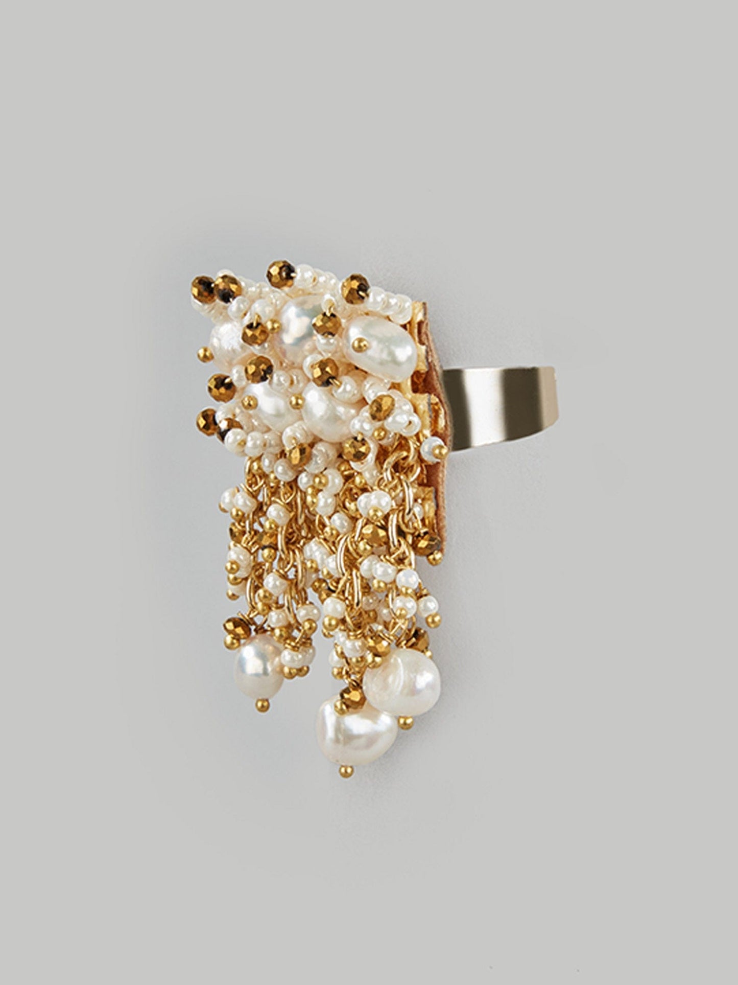 NAMYSSA WHITE RING - House of Doro