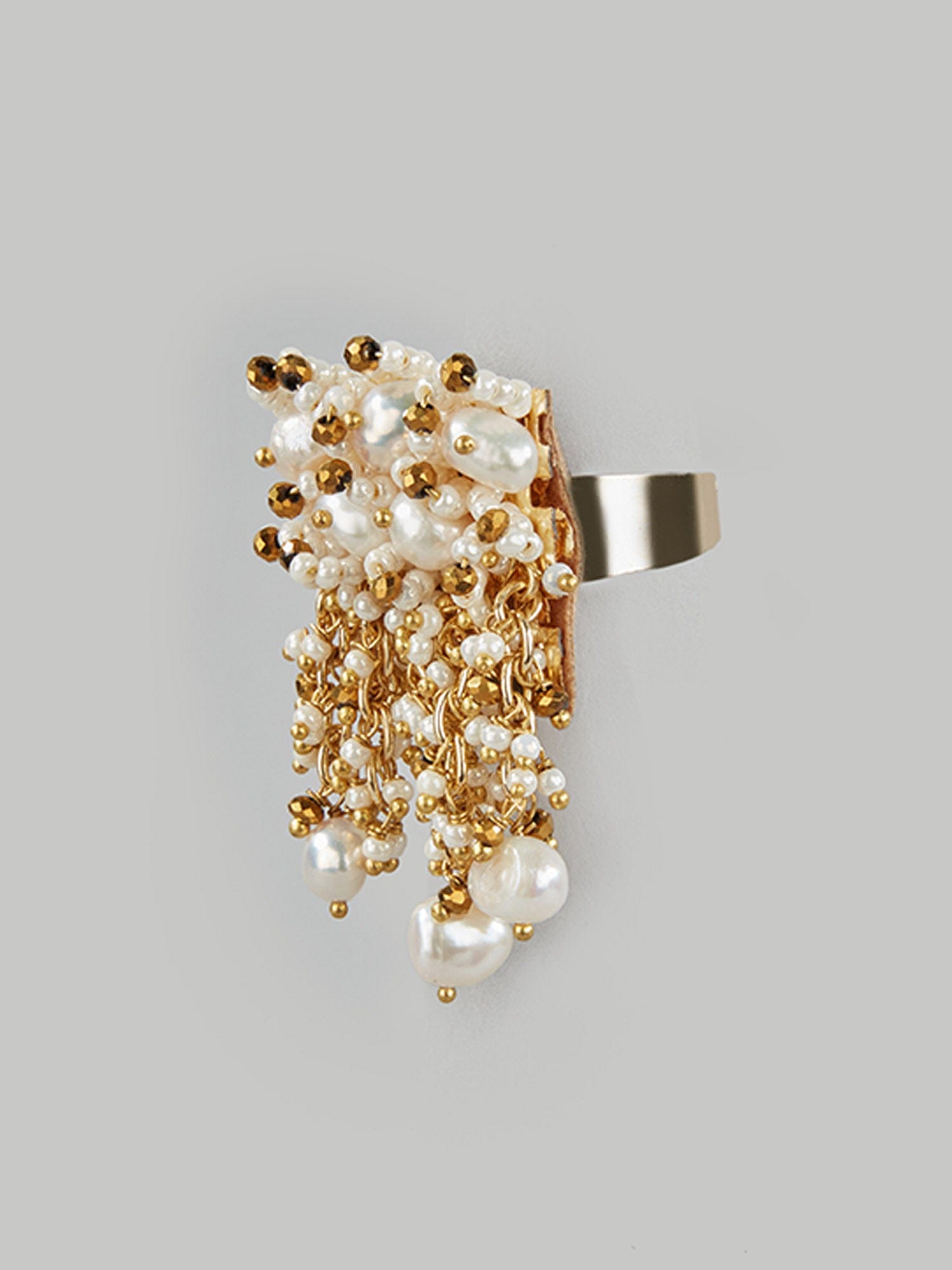 NAMYSSA WHITE RING - House of Doro