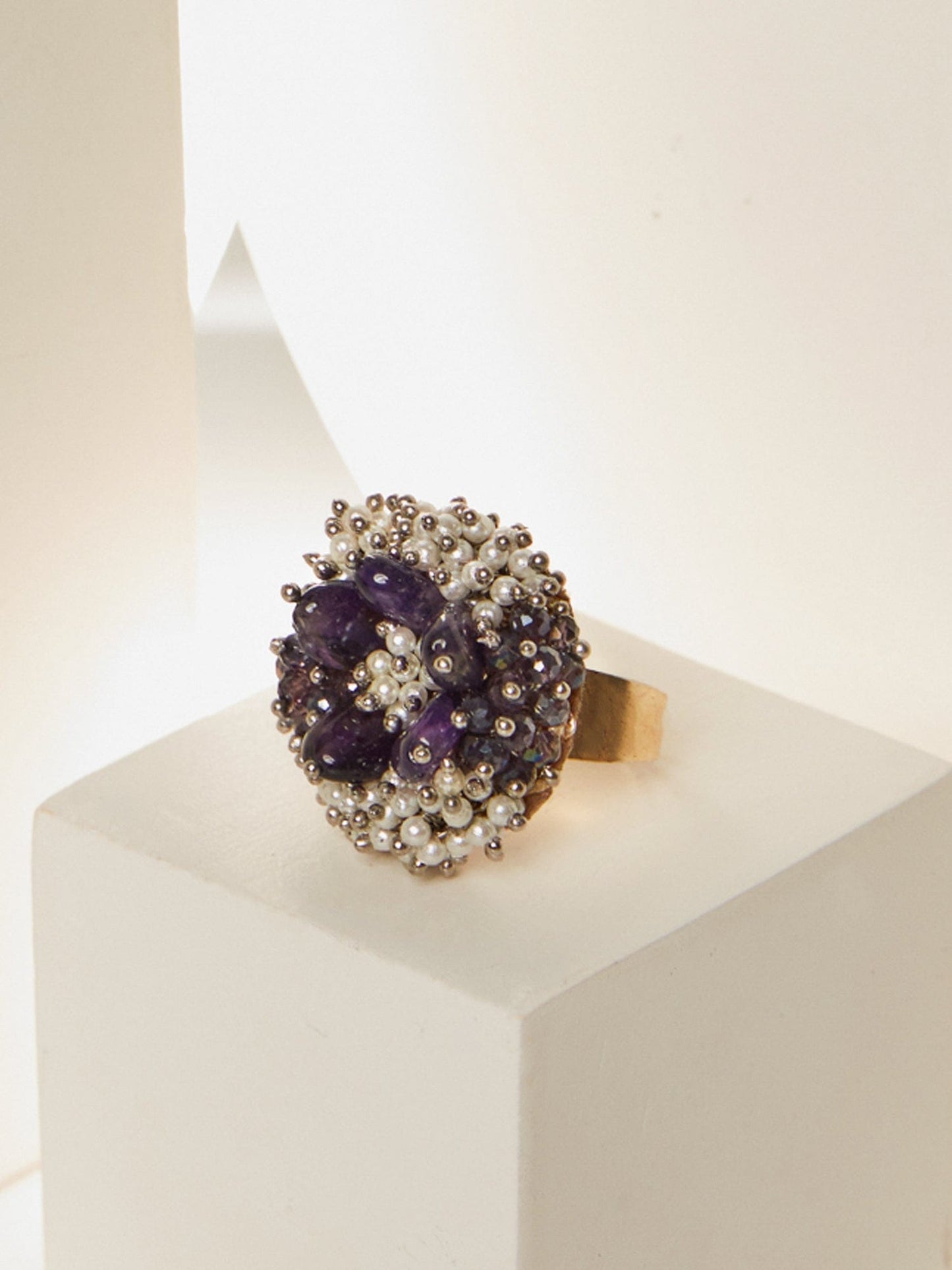 ENMORA PURPLE RING - House of Doro