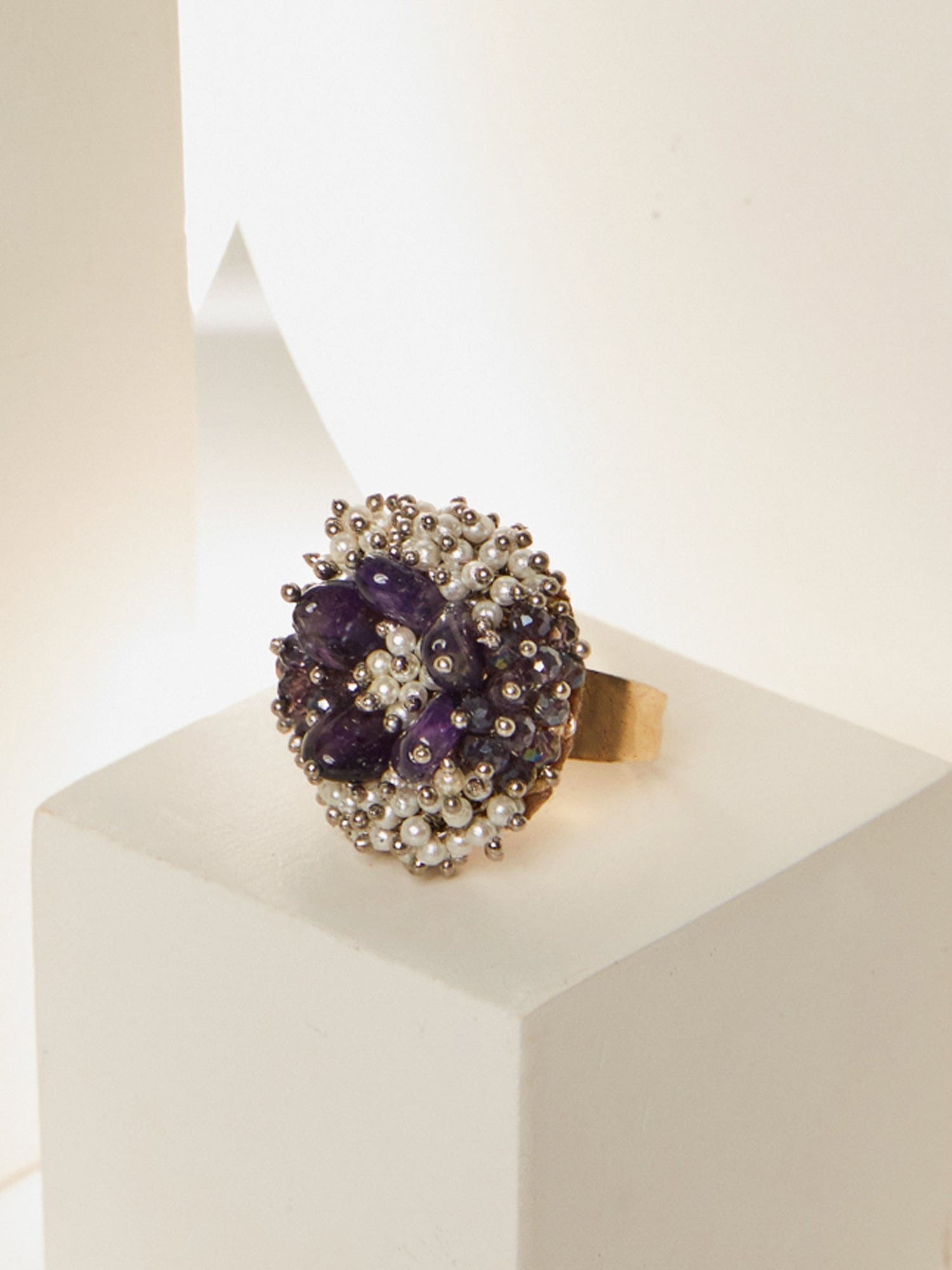 ENMORA PURPLE RING - House of Doro