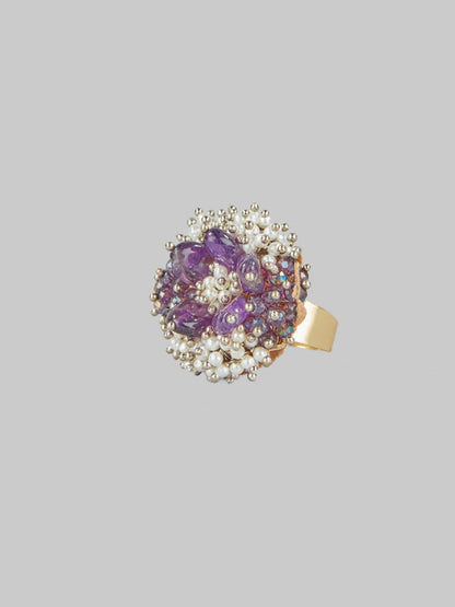 ENMORA PURPLE RING - House of Doro
