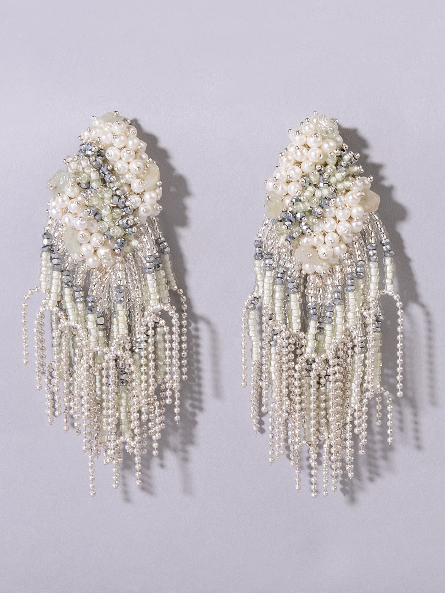CAMILLE SILVER DANGLINGS - House of Doro