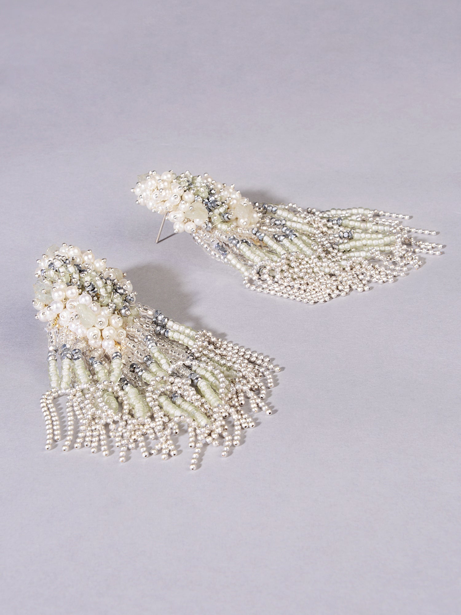 CAMILLE SILVER DANGLINGS - House of Doro