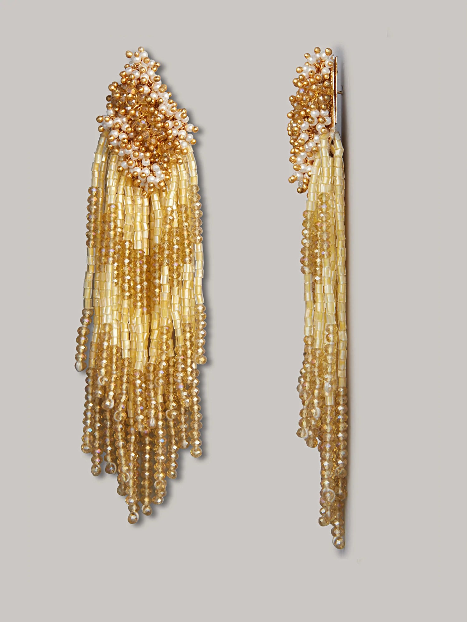 RAGNNA YELLOW DANGLINGS - House of D’oro