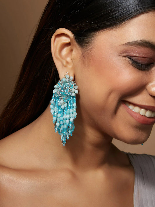 OCEANNA BLUE DANGLINGS - House of Doro