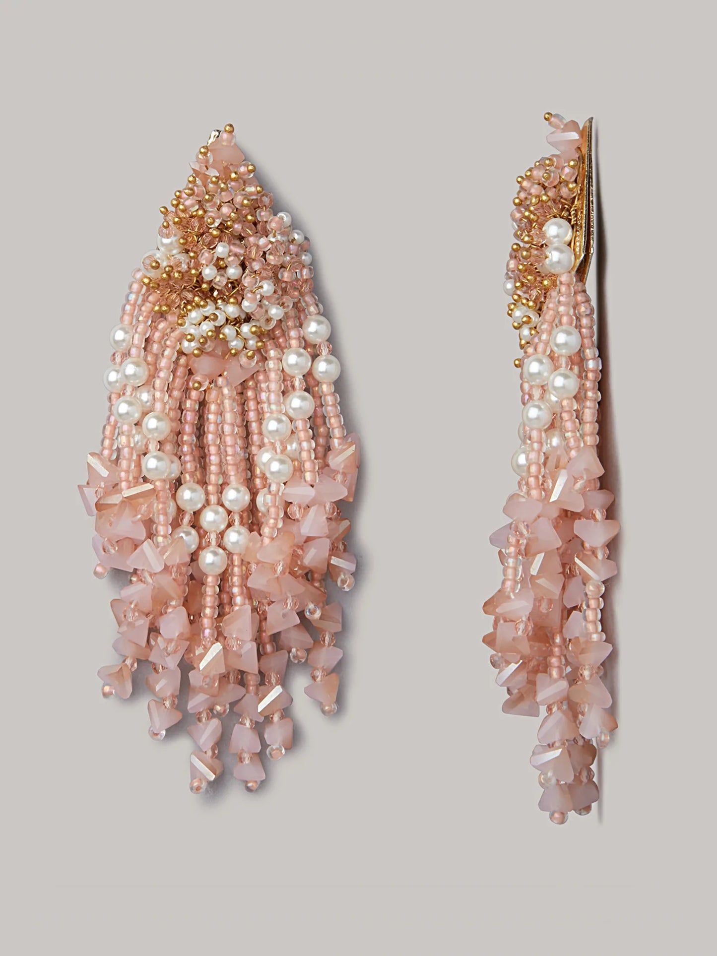 SACHIRA PINK DANGLINGS - House of Doro