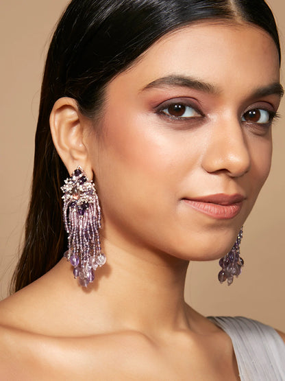 WINNIEA PURPLE DANGLINGS - House of Doro