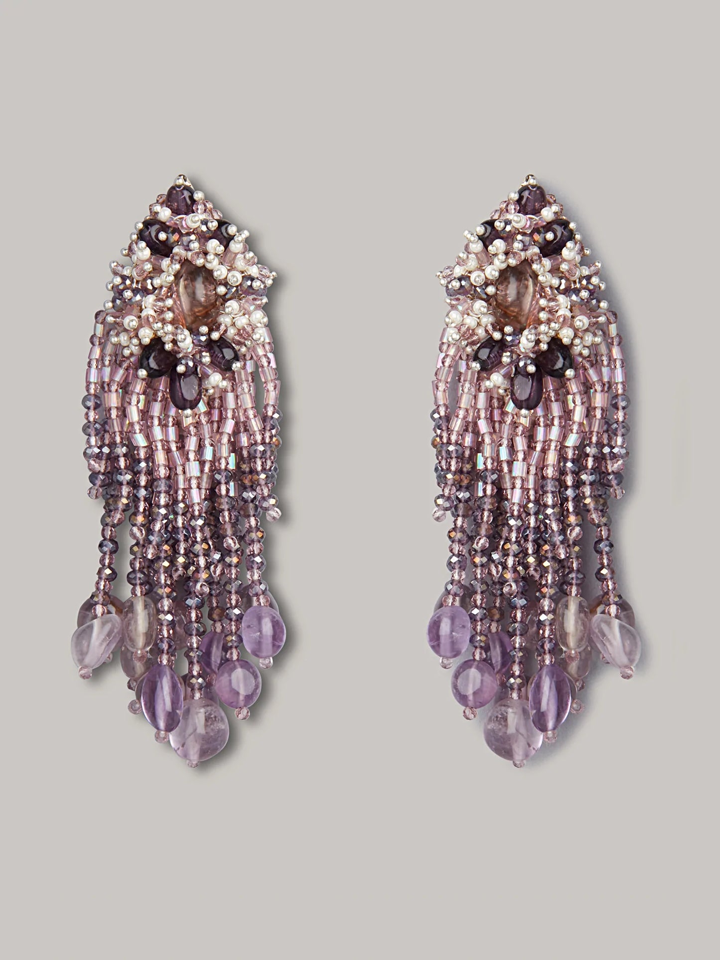 WINNIEA PURPLE DANGLINGS - House of Doro