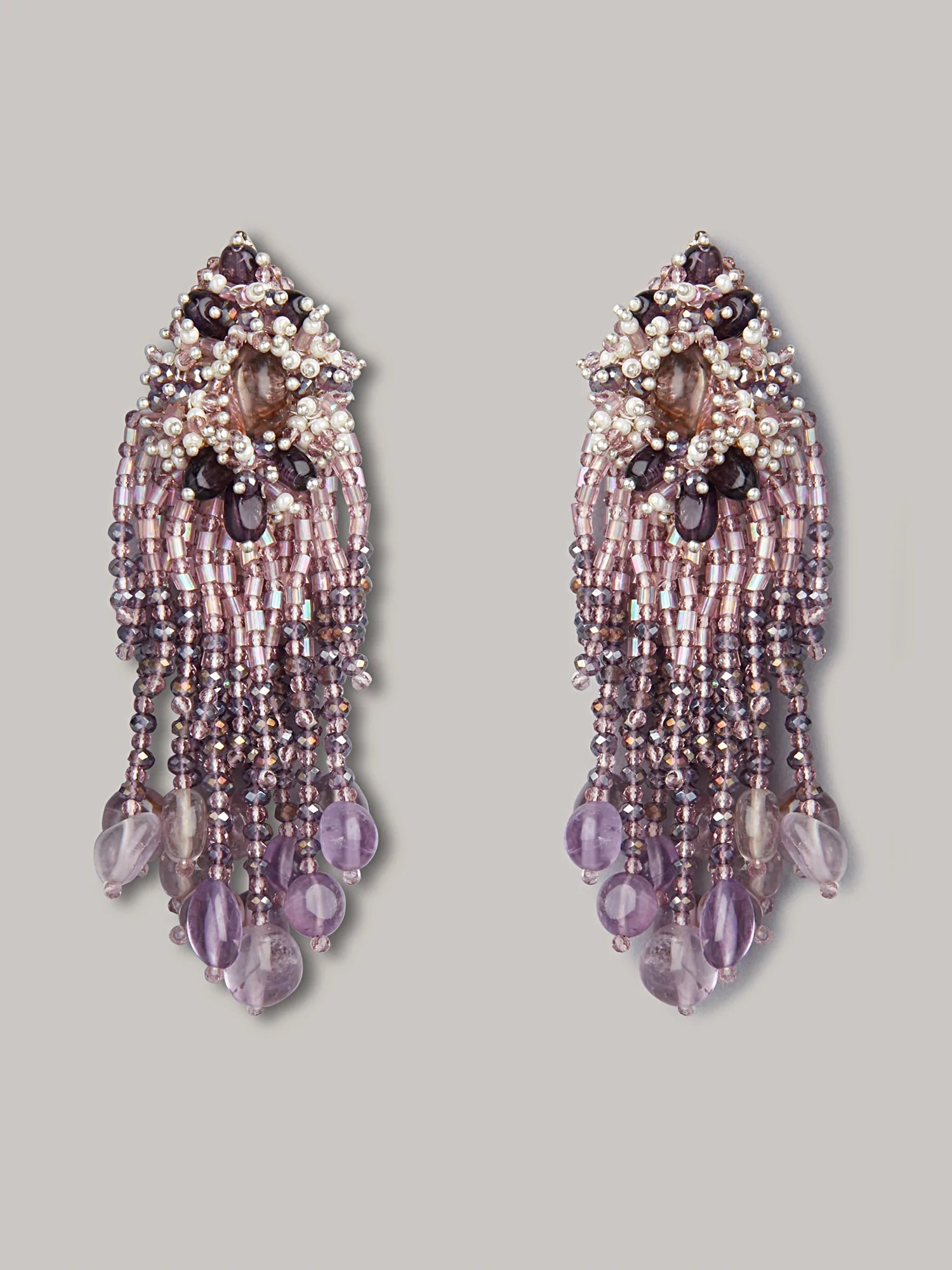 WINNIEA PURPLE DANGLINGS - House of Doro