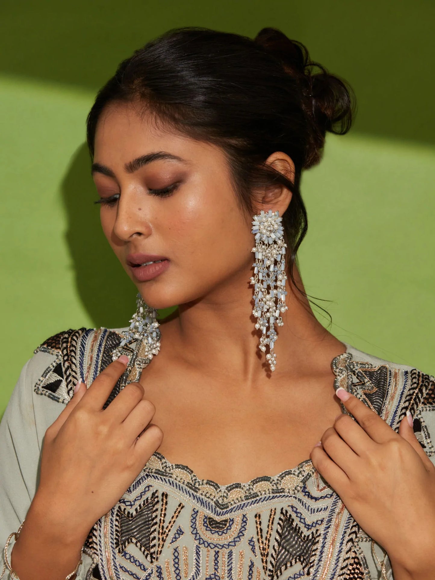 STARLIGHT BLUE DANGLINGS - House of Doro