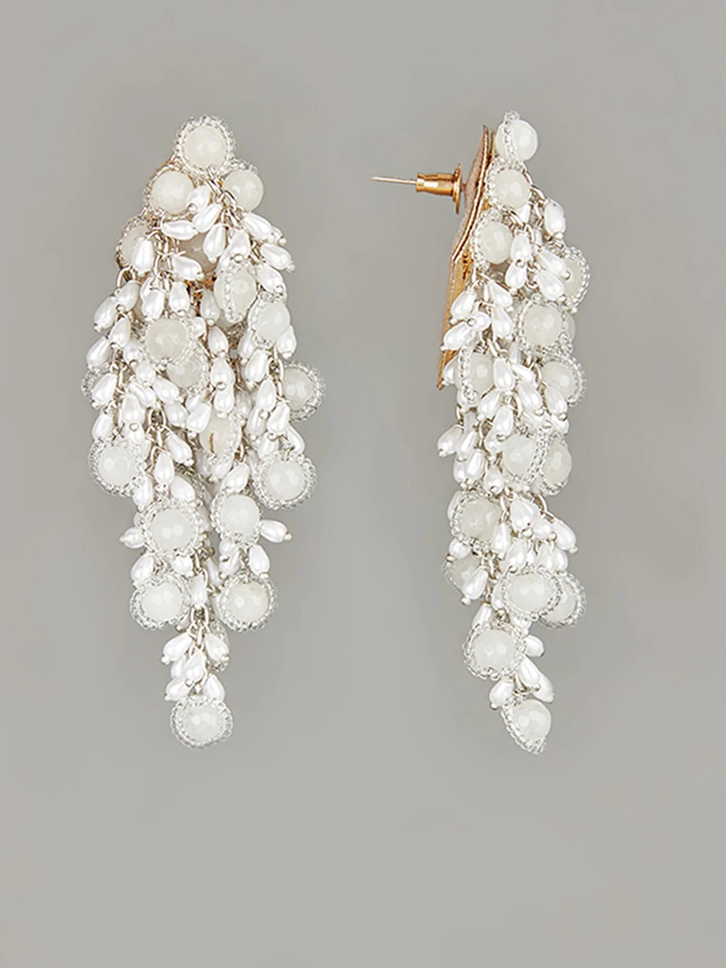 PARINA WHITE DANGLINGS - House of Doro