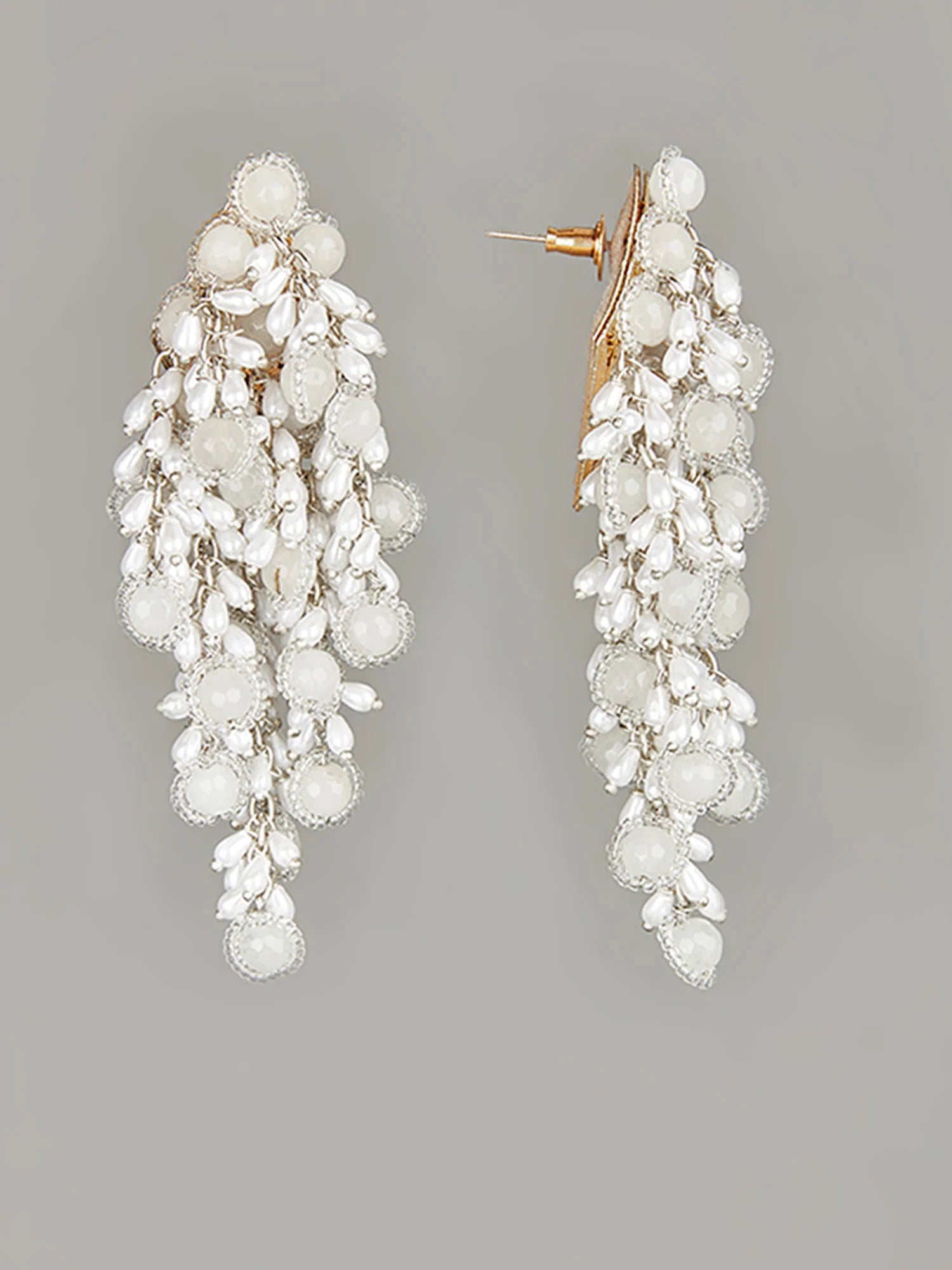 PARINA WHITE DANGLINGS - House of Doro