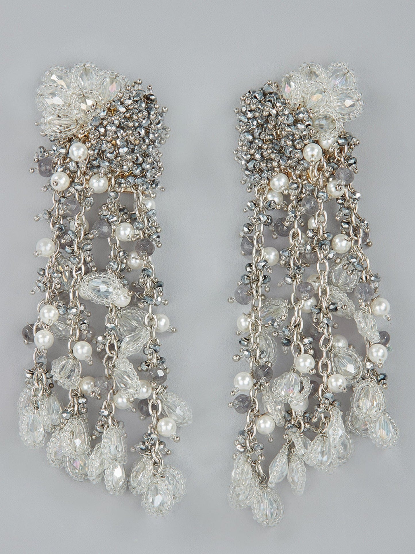 KENZIE SILVER DANGLINGS - House of Doro