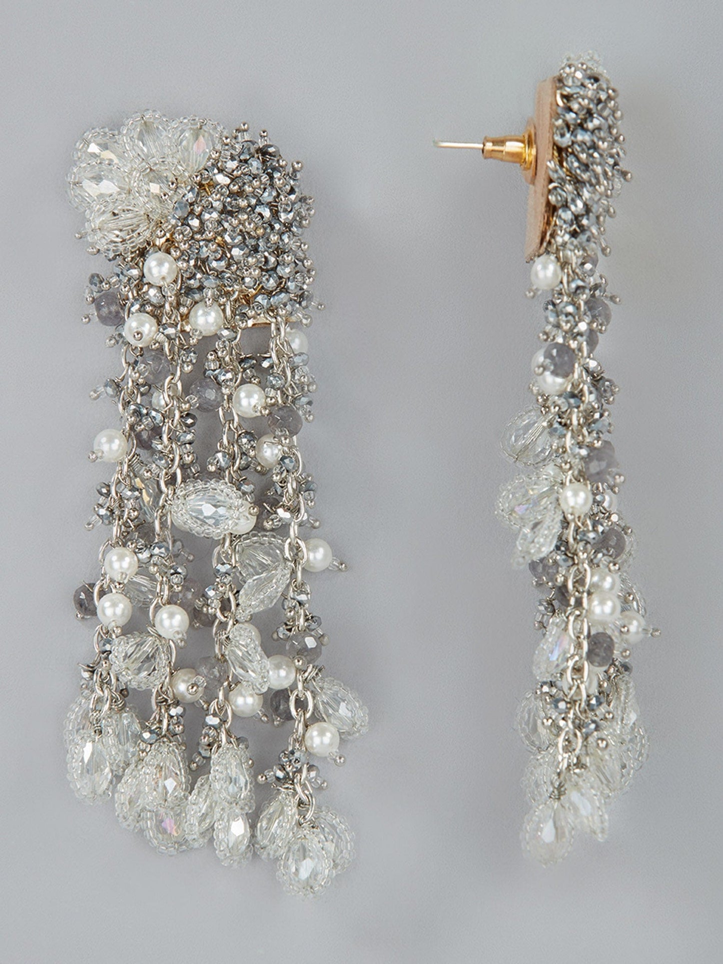 KENZIE SILVER DANGLINGS - House of Doro