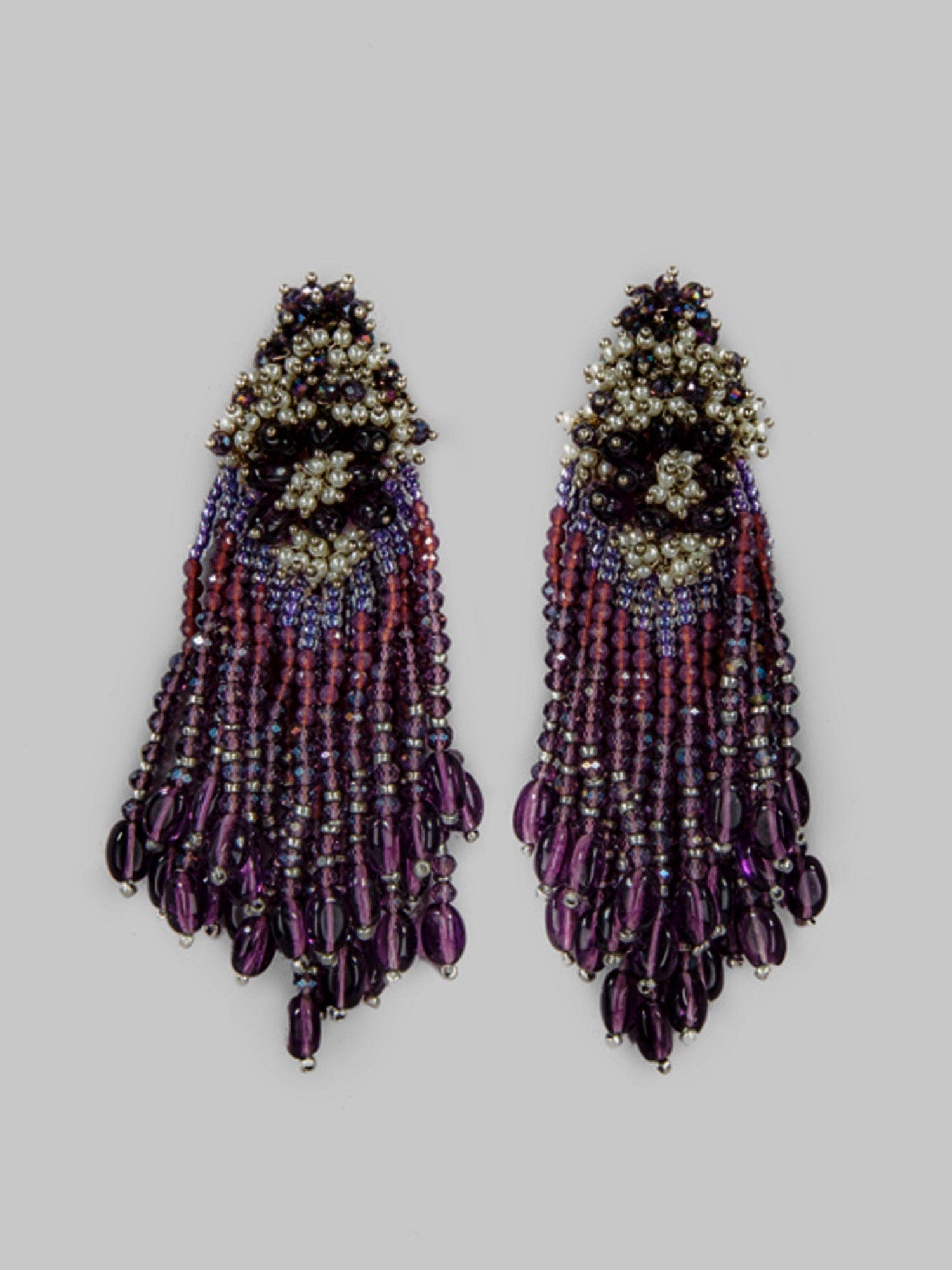 ANAKIA PURPLE DANGLINGS - House of Doro