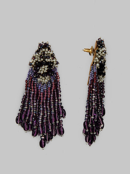 ANAKIA PURPLE DANGLINGS - House of Doro