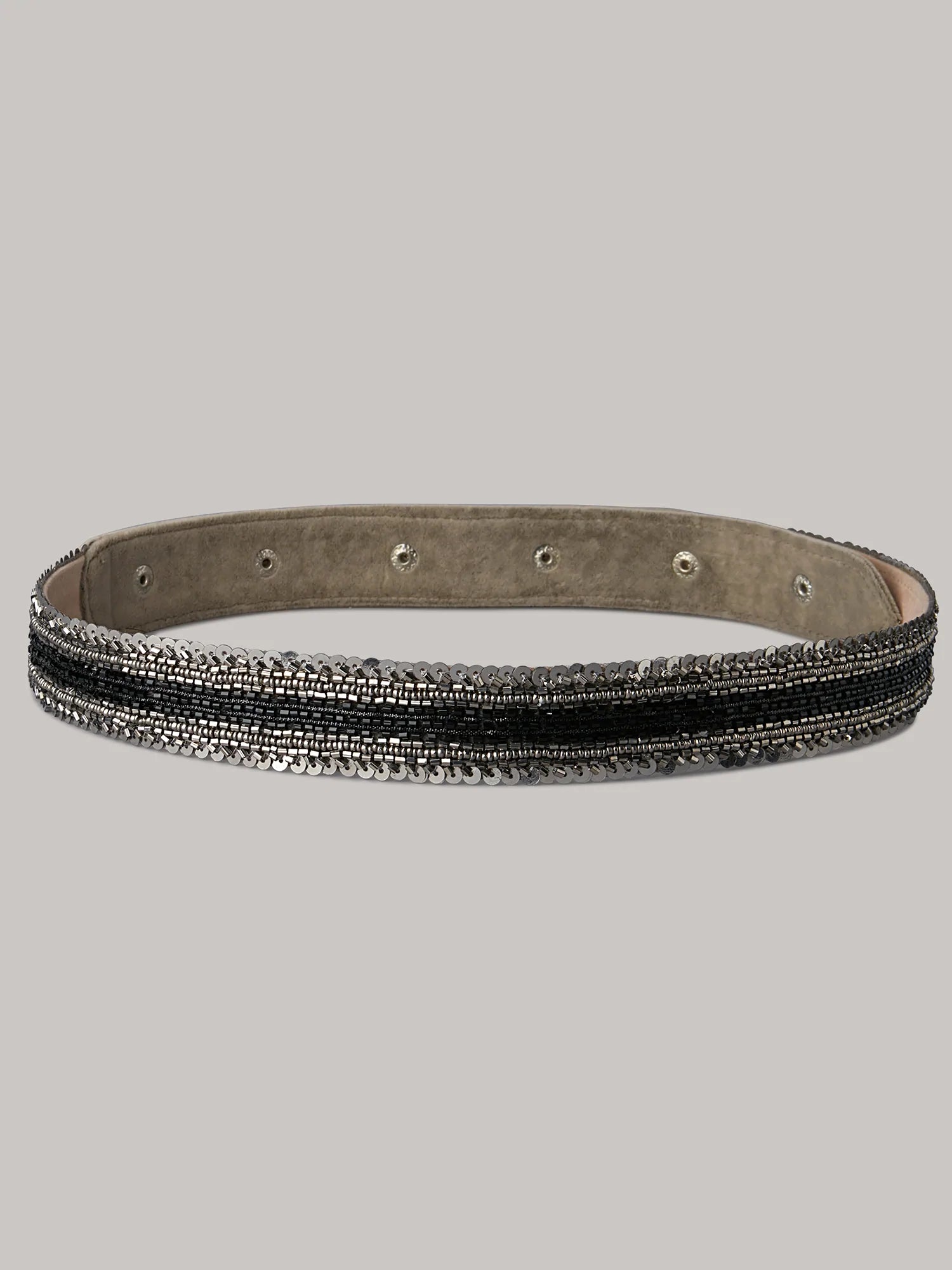 SVENYA SILVER WAIST BELT - House of Doro