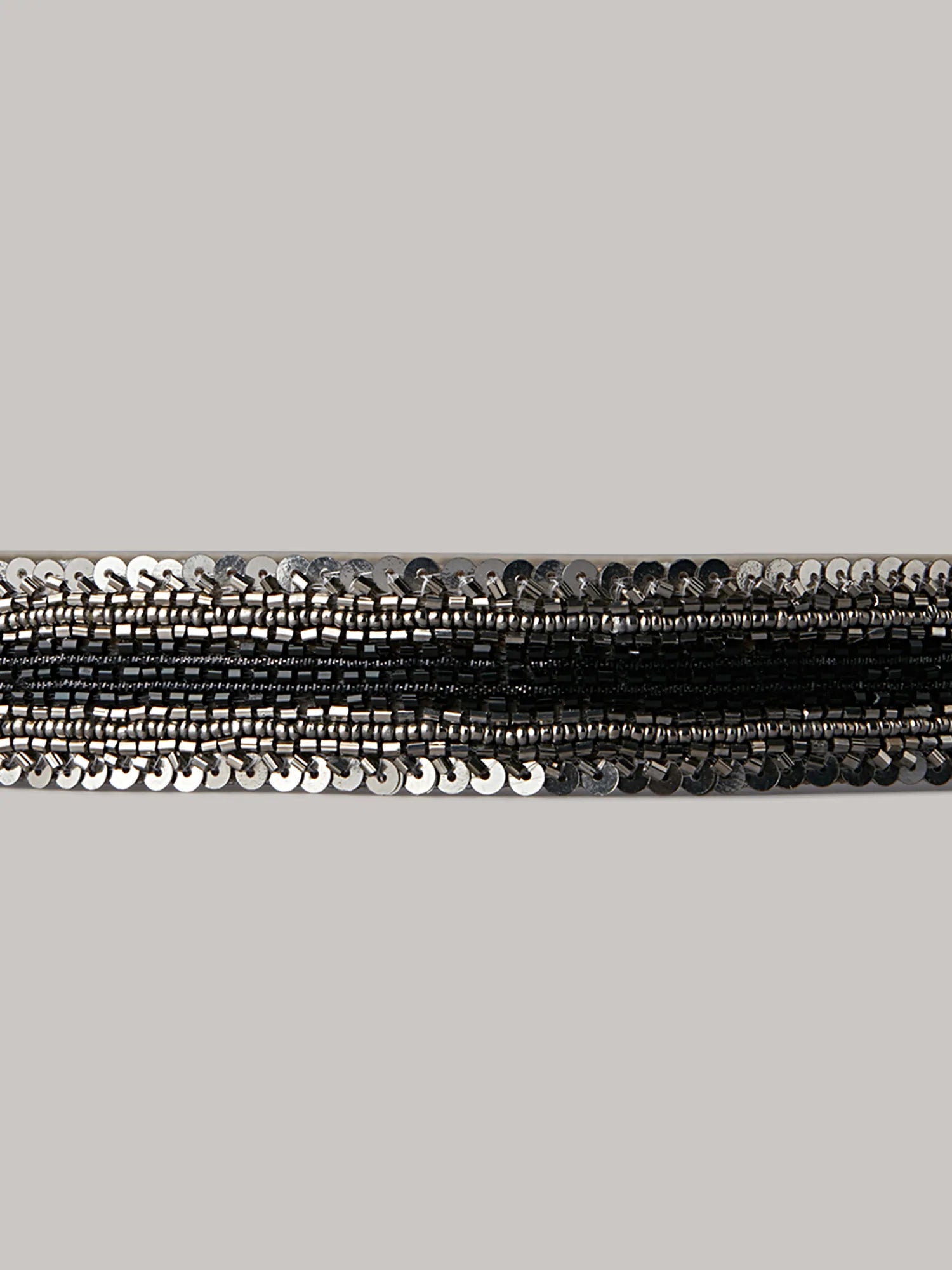 SVENYA SILVER WAIST BELT - House of Doro