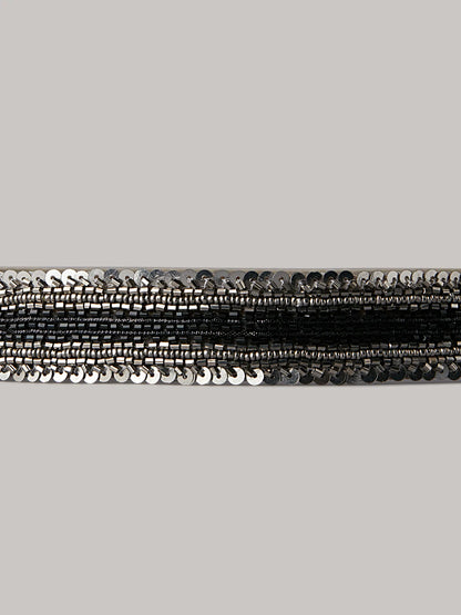 SVENYA SILVER WAIST BELT - House of Doro