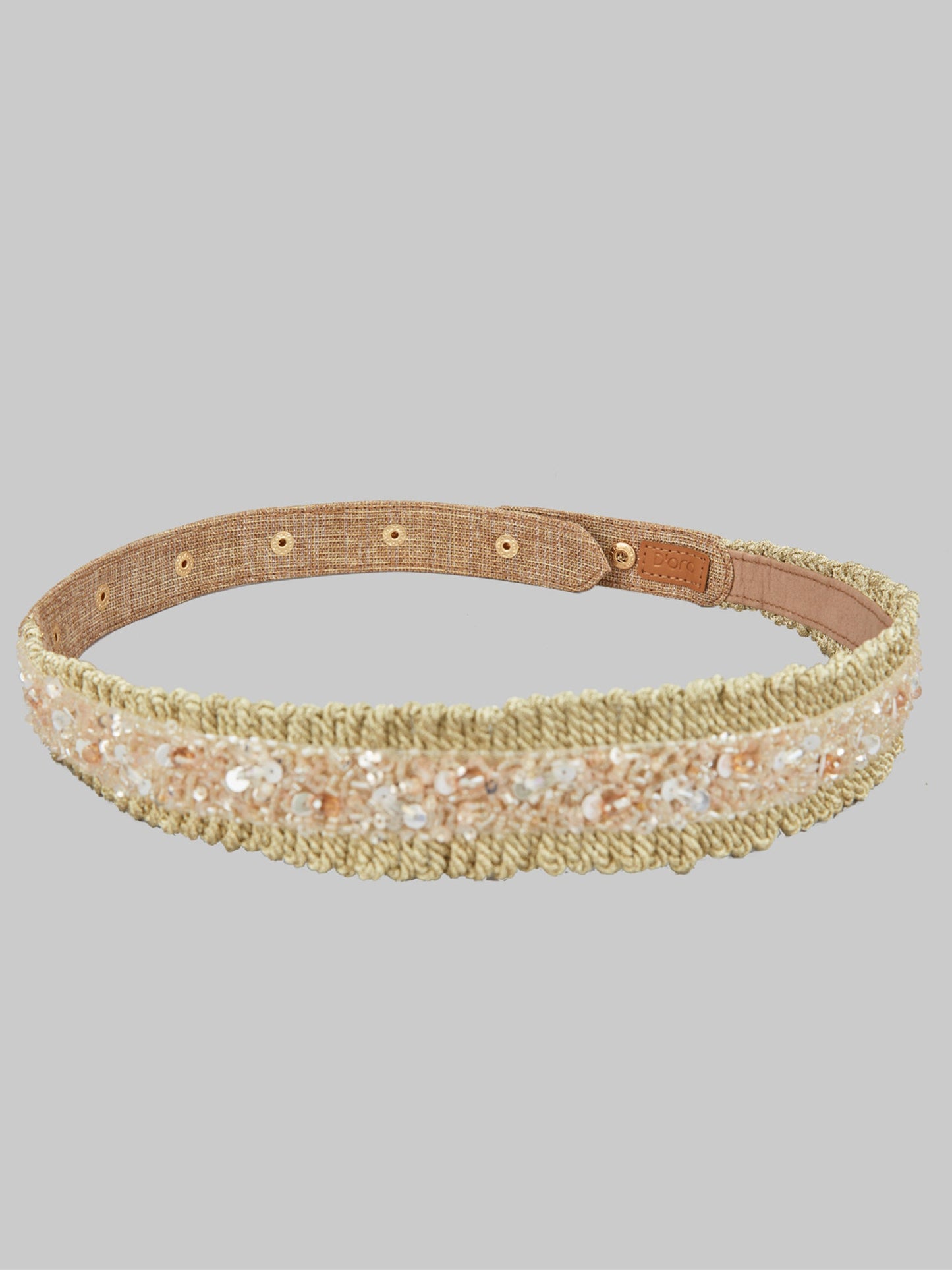 VESPER BEIGE WAIST BELT - House of Doro