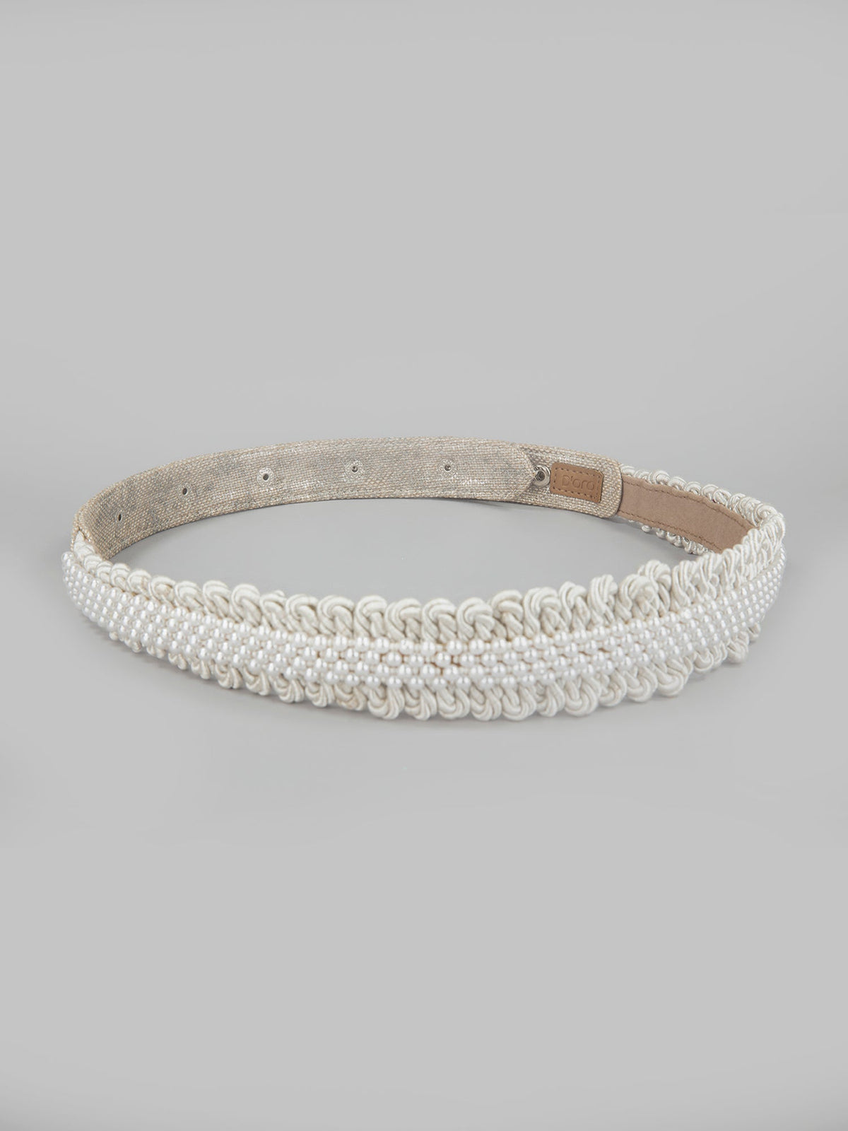 CLAIRA WHITE WAIST BELT - House of Doro