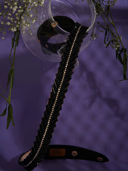 EITHNA BLACK WAIST BELT - House of Doro