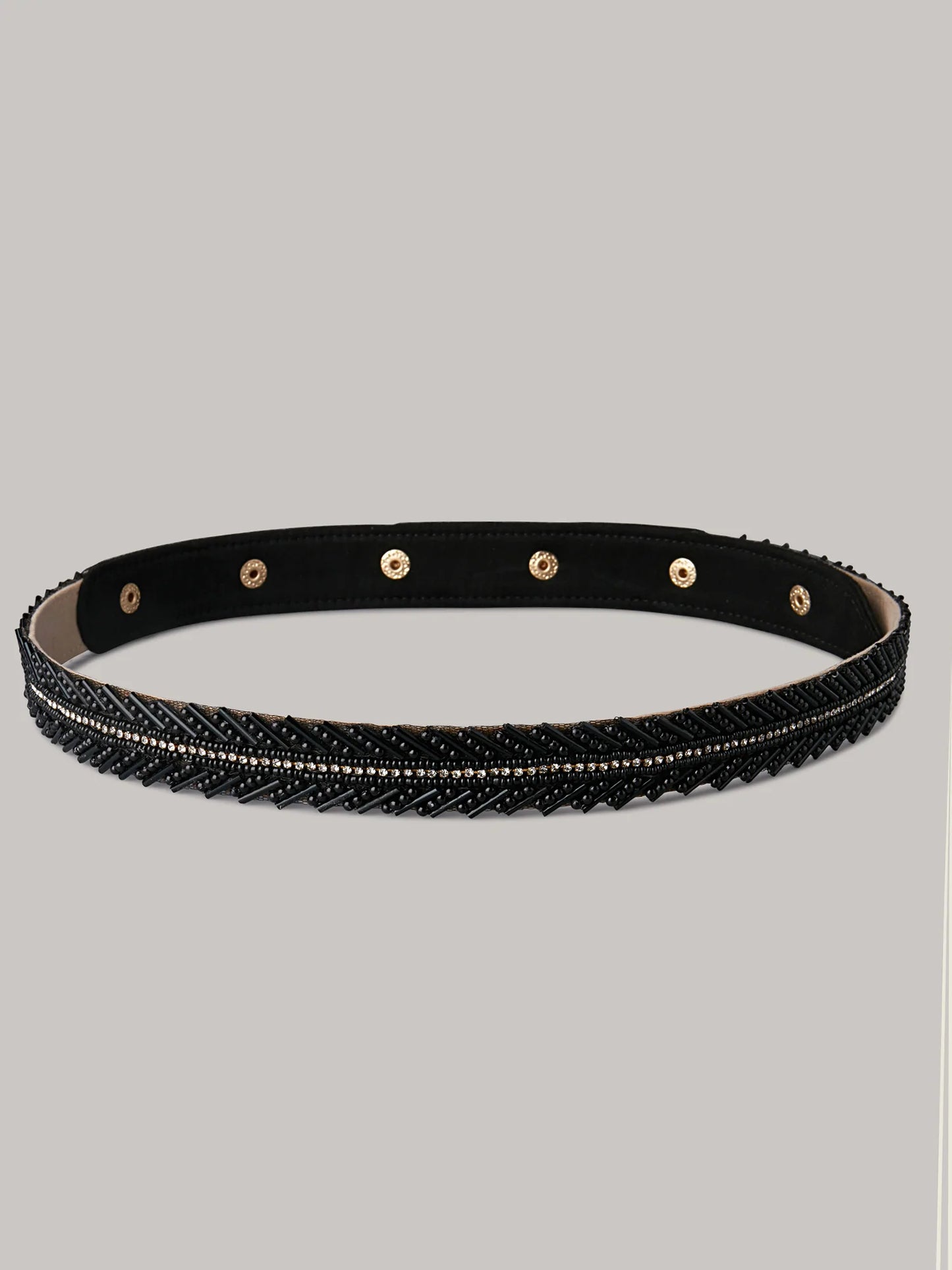 EITHNA BLACK WAIST BELT - House of Doro