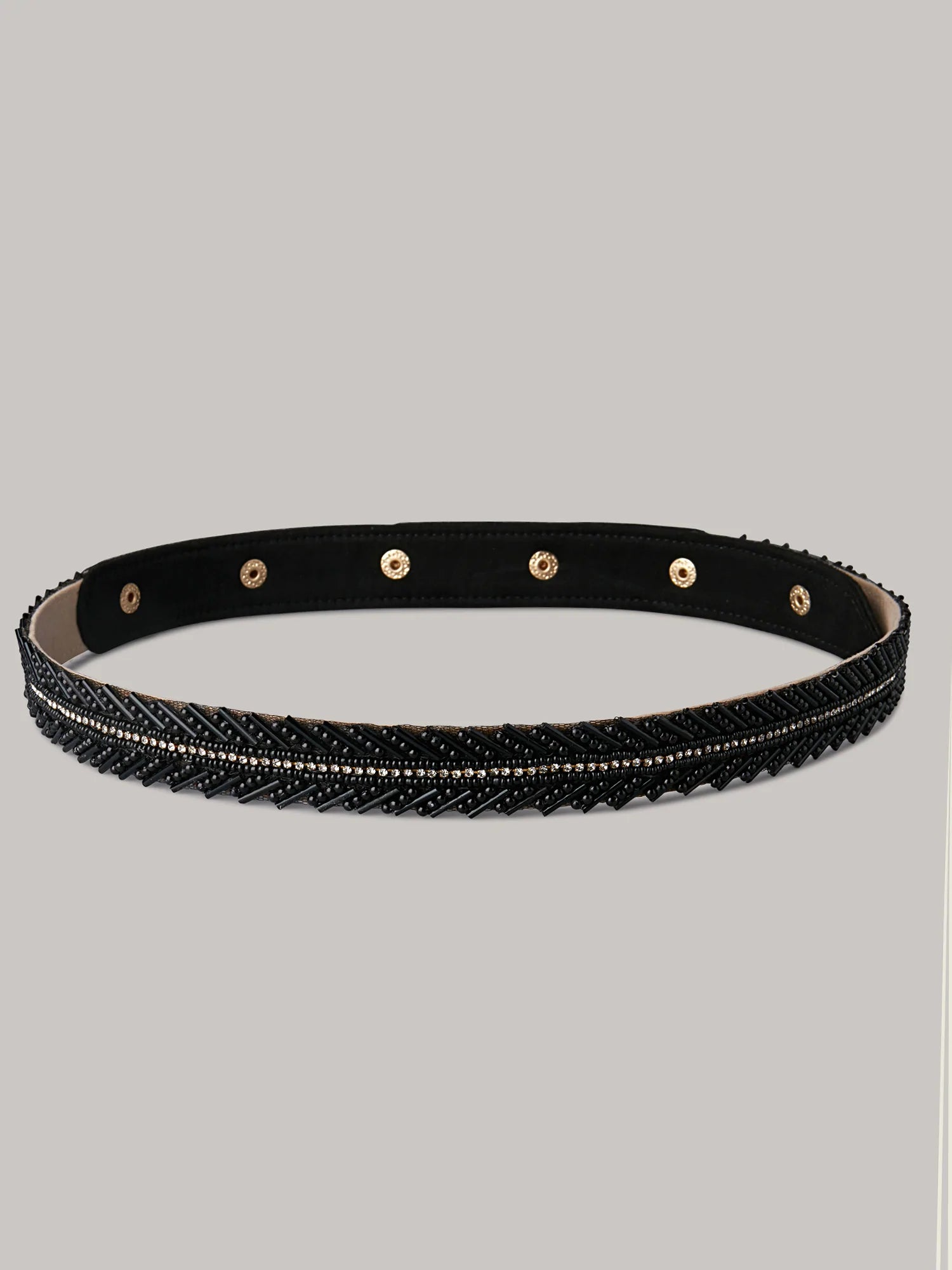 EITHNA BLACK WAIST BELT - House of Doro